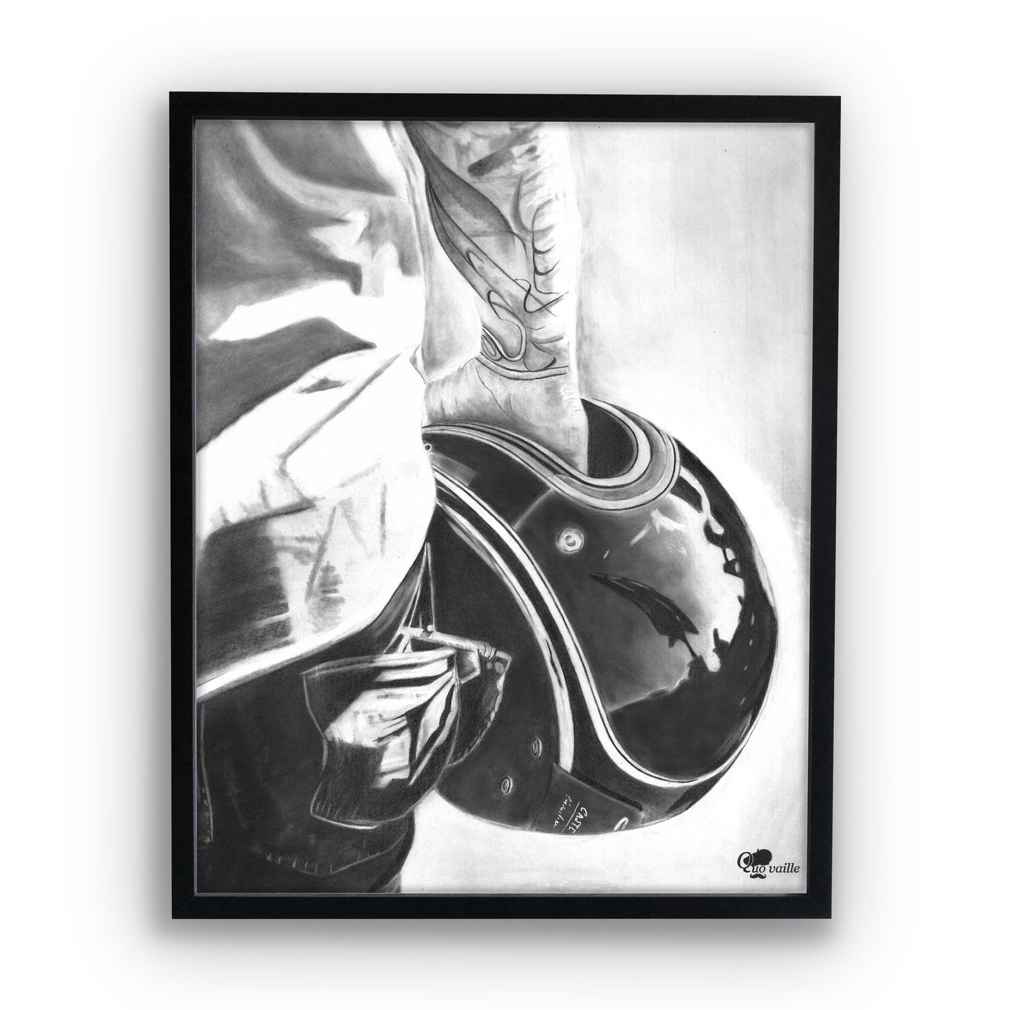 Casque motard - Dessin
